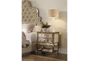 Mesita de Noche de Madera Maciza de Alta Calidad, Color Natural con Detalles en Dorado, Madera de Teca, Caoba, Suar, Juego de Muebles para Dormitorio de Hospital - Product Image 6