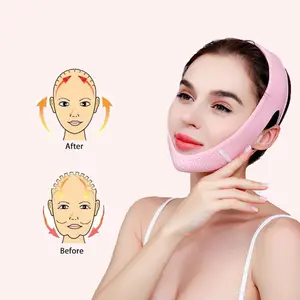 Popular Reusable V Line Mask Facial Slimming Wholesale Double Chin Reducer V Shaped Slimming Face Lifting Belt