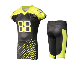 Top Quality Football Uniforms Custom Style Printing Sublimated Breathable Quick Dry Custom Logo American Football Uniforms - Product Image 1