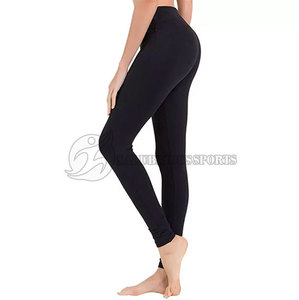 <b>Women's</b> High Waist Soft Yoga <b>Leggings</b> Spandex/Polyester Breathable Quick Dry Elastic Waist Solid <b>Pattern</b> Stylish Full Length - Product Image 1