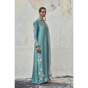 SL26-18 Producto para Mujer, Elegante, con Cuello Mandarín, Tejido Satinado Ecológico, para Todas las Temporadas - Product Image 5