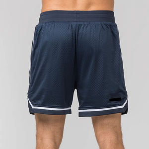Short de basket-ball de sport vierge pour hommes sur mesure nouveau style été décontracté respirant short de basket-ball en maille - Product Image 2