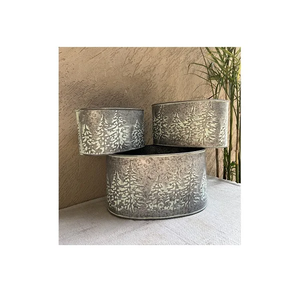 Modern Metal Flower <b>Pot</b> New Design Decorative Planter for Home & Garden for Floor Table Display - Product Image 1