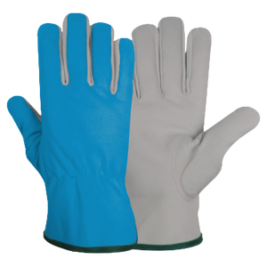 Gants de travail en cuir grain de mouton très résistants, gants de sécurité de jardin souples, résistants aux étincelles thermiques et réfléchissants - Product Image 3