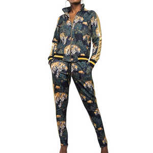 Sublimation Custom Design Sportswear <b>Tracksuit</b> High Quality Sublimation 2 Piece Women Set Breathable <b>Tracksuits</b> for Women 2027 - Product Image 1