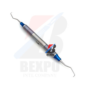 Pièce à main manuelle 1/2 Gracey pour dentisterie parodontale, avec source d'alimentation, en acier, pour instruments dentaires - Product Image 6