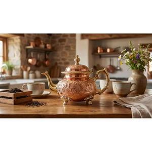 Produits marocains en cuivre faits maison, artisanaux traditionnels, décoration d'intérieur, ustensiles de cuisine, articles métalliques décoratifs, idée cadeau unique - Product Image 1