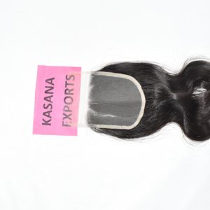 Unprocessed Temple Indian raw virgin High Quality 4*4 Closure Lace natural color <b>hair</b> <b>black</b> women deep wave Human <b>Extensions</b> - Product Image 2