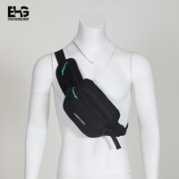 Sac banane tendance 2024 unisexe, ceinture de course à pied d'extérieur, sac de voyage, sac messager, fermeture éclair, imperméable