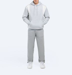 OEM Custom 100% Cotton Autumn Knitted 400g Eco-Friendly Pullover <b>Hoodie</b> with Custom Logo for <b>Men</b> Plus Size - Product Image 1