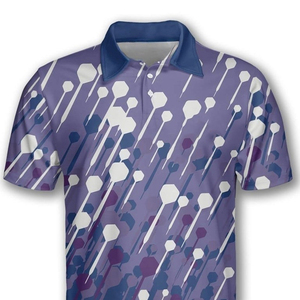 Camiseta de bolos reversible de secado rápido OEM personalizada para hombre al por mayor impresa con el logotipo del Club del equipo - Product Image 5