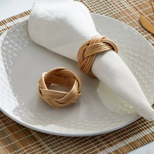 Unique Design Handwoven Rattan <b>Napkin</b> Rings Suitable for Table Decoration <b>Napkin</b> Ring for Wedding in <b>Party</b> and Wedding Decor - Product Image 3
