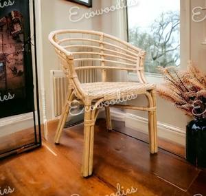 Nuevo y elegante taburete de bambú, silla sencilla adecuada, silla multifuncional de caña de bambú de ratán - Product Image 3