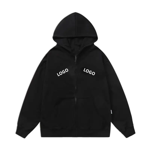 ชุดวอร์มวินเทจผู้ชายสำหรับฤดูหนาว สไตล์สตรีทแวร์ มีฮู้ด ล้างสีแบบแอซิดวอช มีกระเป๋าหลายช่อง ชุดลำลองพร้อมกางเกงซิปแยก - Product Image 4