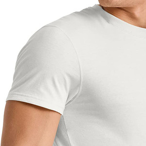 Camiseta Personalizada para Hombre, Talla Grande, Transpirable, 100% Algodón, Corte Holgado con Hombros Caídos - Product Image 4