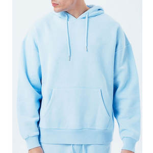 Sweat-shirt à capuche pour homme, streetwear, en molleton de coton, coupe ample, logo personnalisé, OEM ODM, commande en gros, mode - Product Image 1