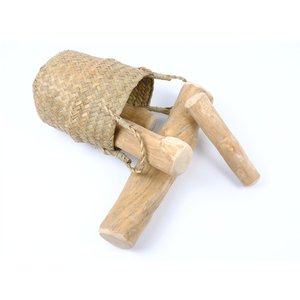 EXPAD Natural Coffee Wood Eco-Friendly Durable Dog Chew Toy-Boredom Buster <b>Bite</b>-Resistant Interactive & Teeth Cleaning - Product Image 2
