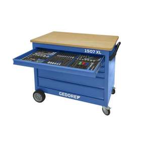 Établi mobile Gedore avec assortiment de 308 pièces pour boîtes à outils - Product Image 3