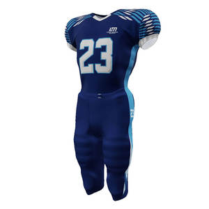 Tenue d'équipe de football américain, uniforme de football américain de haute qualité, couleur personnalisée, 100% polyester, en vente en ligne - Product Image 4