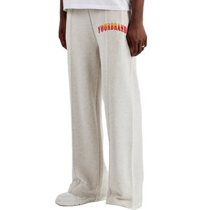 Pantalones Deportivos Casuales para Hombre, Transpirables, de Alta Calidad, Cintura Elástica, OEM ODM, Tela de Felpa, Cierre con Cordón, 100% Algodón - Product Image 1