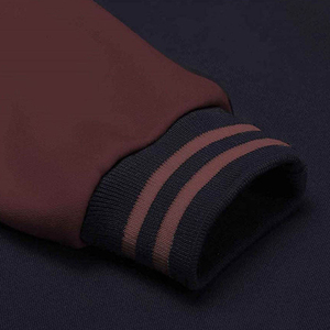 High Quality Varsity <b>Jacket</b> <b>Men</b> Winter Wear <b>Thin</b> Stand Collar Front Logo Custom Fashion Design Low MOQ Canvas Fabric - Product Image 4