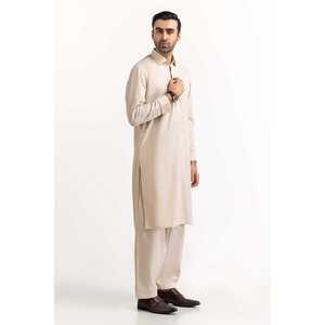 Costume de mariage beige coupe ajustée SK-S23-033, style professionnel classique, fermeture simple boutonnage, fermeture éclair, haute qualité - Min. Commandez 2 pièces - Product Image 3