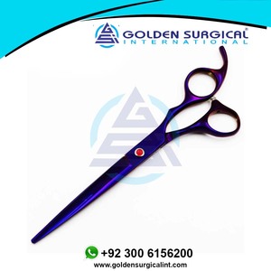 Tijeras de Peluquería Profesionales al por Mayor, Tijeras de Corte de 7 Pulgadas, Tijeras para Mascotas, Estilo Morado - Product Image 6