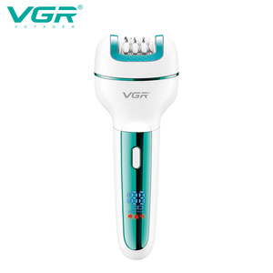 Depiladora Eléctrica 3 en 1 VGR732 para Mujer, Máquina de Depilación Indolora con Pinzas y Lima para Pies - Product Image 5