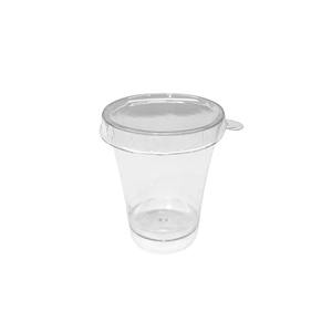 Design conique classique de haute qualité en plastique PET fabriqué en verre à liqueur solo NP PS 6 d'une capacité de 60ml pour les fêtes, les événements et les rassemblements - Product Image 1
