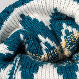 หมวกบีนนี่แบบสั่งทำพิเศษ ผ้าแจ็คการ์ด สำหรับทุกเพศ ผลิตจากขนสัตว์ 100% สำหรับขายส่ง พร้อมปักโลโก้ตามแบบ สไตล์ใหม่ ขายดี ราคาถูก - Product Image 5