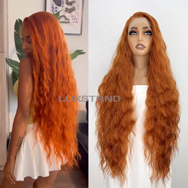 Hot Sale Transparent hd Lace Wig for Women Deep Wave 6x13 hd Lace Frontal Wigs 34 Inch Wigs Raw Human Hair Lace Front