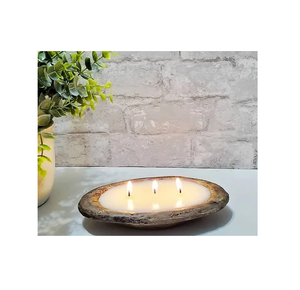 Bougeoir en bois de manguier avec parfum personnalisé à bas prix en bois de paulownia pour la décoration de Noël à la maison - Product Image 3