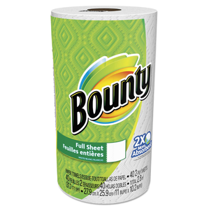 Toallas de Papel Bounty, Paquete Familiar de 16 Rollos, Tamaño Rápido, Blancas, de 2 Capas, Lavables, para Uso en Cocina y Baño - Product Image 3