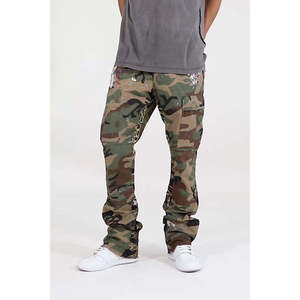 Pantalones cargo Bootcut en contraste-Woodland Camo - Product Image 2