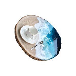 Juego de posavasos de madera personalizados con soporte, alfombrillas para bebidas resistentes al calor, fábrica OEM de Vietnam - Product Image 5