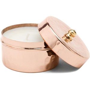 Nuevo Envase Metálico Dorado para Velas con Tapa, Recipiente Reutilizable para Velas Aromáticas, Etiqueta Privada Personalizada, Suministro al por Mayor - Product Image 6