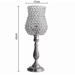 Votivos de cristal hechos a mano con base redonda de oro perfectos para decoración y ambiente de iluminación elegante para el hogar y el hotel - Product Image 3