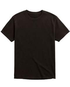 T-shirt en coton pour homme, col rond, uni, manches courtes, coupe classique, doux, respirant, pour un usage quotidien, décontracté, impression personnalisée disponible - Product Image 1