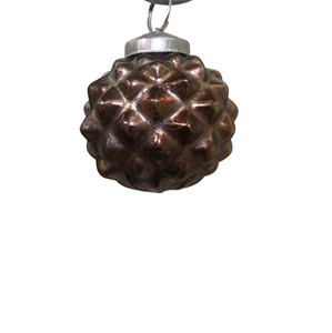 Decoración del hogar hierro/vidrio elegante color marrón antiguo adorno colgante estilo moderno producto hecho a mano personalizado - Product Image 1