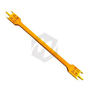 Medidor de altura de Ortodoncia con revestimiento amarillo, soporte Dental, medición de posicionamiento, instrumentos médicos, colocación de soporte de ortodoncia - Product Image 1