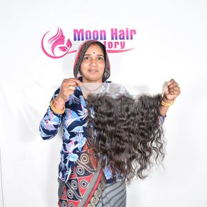 100% <b>Online</b> <b>Shopping</b> India Naturally Curly Frontal <b>Hair</b> Available Price Supplier & Exporter Remy Indian Human For Sale By Order - Product Image 3