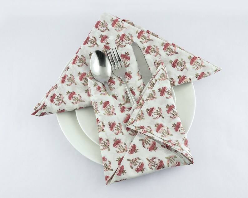 Rosewood and Sea Pink And Olive Green