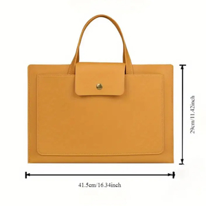 กระเป๋าแล็ปท็อปหนัง PU หนัง PU แบบรีไซเคิลทันสมัยสำหรับผู้หญิงกระเป๋าแล็ปท็อปที่มีสไตล์ - Product Image 5