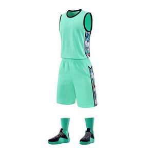 100% Polyester Survêtements Pratique Uniformes Pleine Marque Club Conception Personnalisée Basketball Maillots - Product Image 5