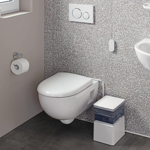 Geberit RENOVA WC suspendu blanc sans bride, design à chasse profonde semi-fermée - Product Image 4