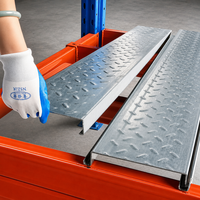 Plancher préfabriqué en acier, sans coulage de béton, ignifuge, composite, pour système de construction de mezzanines de bureaux en immeubles de grande hauteur