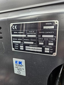 New 3 Ton CAT Gasoline Engine Forklift 1220mm <b>Fork</b> Length 125mm <b>Fork</b> Width Outdoor Use Manual Seat Operator 3-Year Warranty - Product Image 6