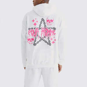 Conjunto Deportivo Informal de Invierno Personalizable y Transpirable, Sudadera con Capucha y Pantalones Deportivos, Estilo Jogging, Estampado DTG, Lavado Ácido - Product Image 5