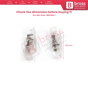 BDP1554-1 2 pièces éclairage de porte, lampe de courtoisie pour Clio MK3 Megane MK2 3 Scenic MK2 3 Fluence L3 8200120715 Fabriqué en Turquie - Product Image 2