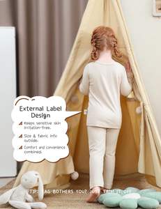 Conjunto de Ropa para Bebé, Parte Superior e Inferior, Traje de Algodón para Bebés, Ropa para Niños Pequeños, Tela Suave, Traje Combinado para Niños y Niñas, Cómodo para Uso Diario - Product Image 5